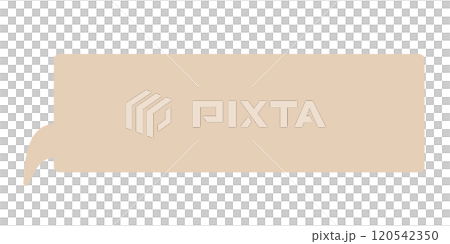 Simple horizontal speech bubble 3 (beige, no lines) Simple horizontal speech bubble 3 (beige, no lines) 120542350