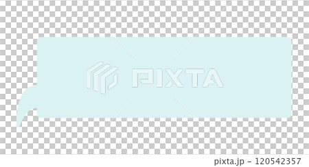 Simple horizontal speech bubble 3 (light blue, no line drawing) Simple horizontal speech bubble 3 (light blue, no line drawing) 120542357