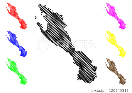Vlore County (Republic of Albania) map vector illustration, scribble sketch Vlore map Vlore County (Republic of Albania) map vector illustration, scribble sketch Vlore map 120543511
