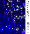 青いクリスマスイルミネーション 120544567