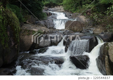 landscape of Nangrong waterfall relaxing place travel location on Thailand landscape of Nangrong waterfall relaxing place travel location on Thailand 120544837