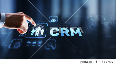 CRM Customer Relationship Management. Customer orientation concept CRM Customer Relationship Management. Customer orientation concept 120545705