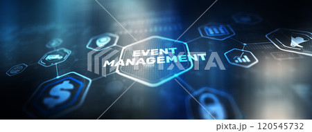 Event management Concept. Planner Organization Management Remind Concept 120545732