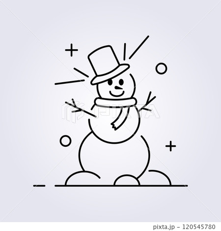 snowman icon vector illustration design 120545780