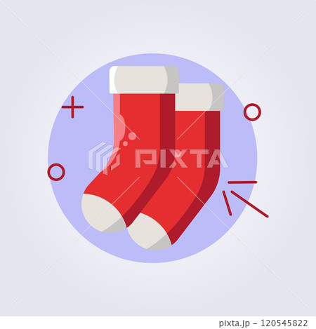 santa socks icon vector illustration design santa socks icon vector illustration design 120545822