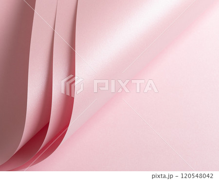Pink paper background with a glossy surface and soft gradient effect. Featuring a subtle shine and 120548042