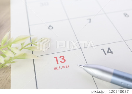 2025年1月13日 成人の日 カレンダー 2025年1月13日 成人の日 カレンダー 120548087