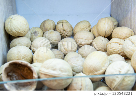 diet market nutrition brown healthy food background walnut nutshell closeup ingredient natural diet market nutrition brown healthy food background walnut nutshell closeup ingredient natural 120548221