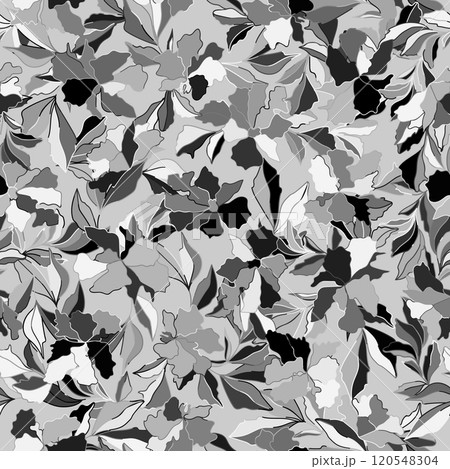 Beautiful floral seamless pattern. Cute natural background with wild meadow flowers. Simple vector print for spring textile, fabric design.  120548304