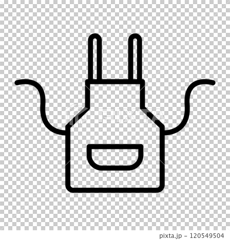 エプロンのアイコン エプロンのアイコン 120549504