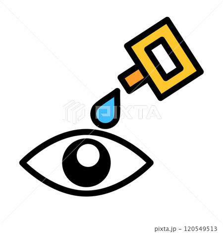 目薬のアイコン・点眼 目薬のアイコン・点眼 120549513