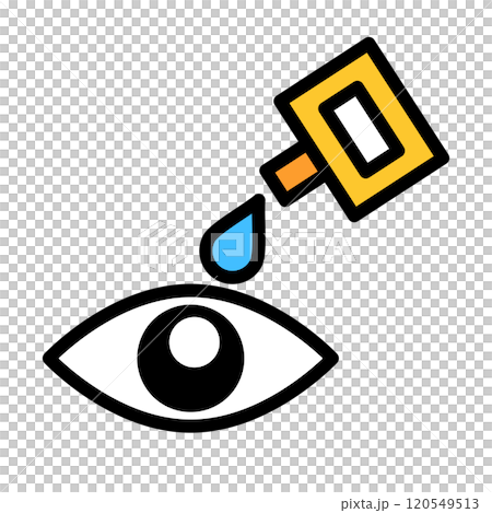 目薬のアイコン・点眼 目薬のアイコン・点眼 120549513