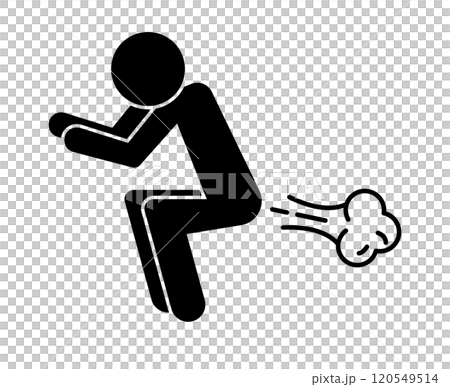 放屁的人的剪影/放屁的人 120549514