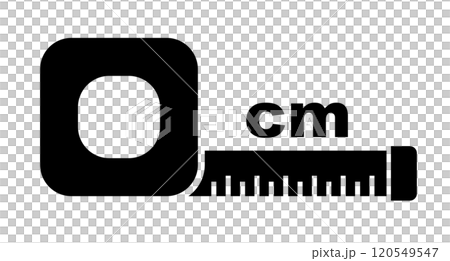 メジャーとcmのシルエット 120549547