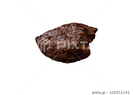 Juicy beef steak grilled with salt, spices and herbs Juicy beef steak grilled with salt, spices and herbs 120552142