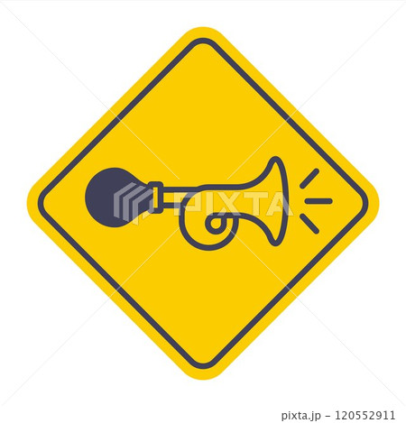 car and bicycle horn for sound signal. car and bicycle horn for sound signal. 120552911