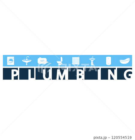Plumbing fixtures symbol for plumbing repair Plumbing fixtures symbol for plumbing repair 120554519