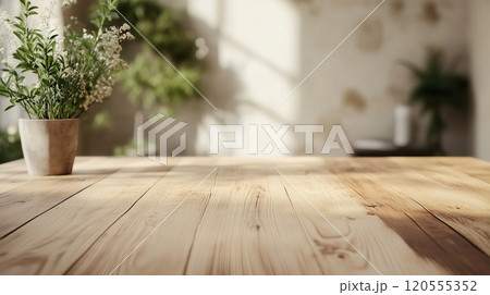 Desk of free space for your decoration of product or text Desk of free space for your decoration of product or text 120555352