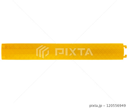 Long Yellow Ramp with Textured Surface 120556949