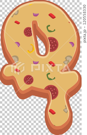 Pizza Alphabet Font Pizza Alphabet Font 120558330