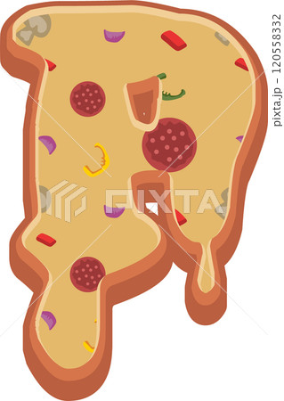 Pizza Alphabet Font 120558332