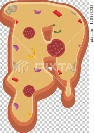 Pizza Alphabet Font 120558332