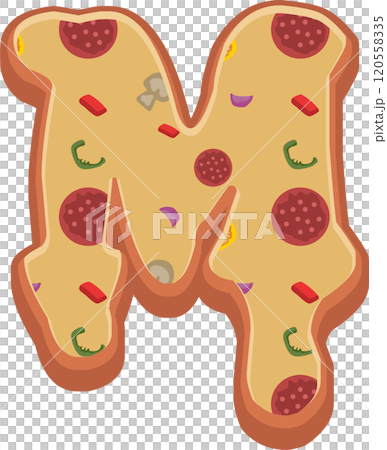 Pizza Alphabet Font Pizza Alphabet Font 120558335