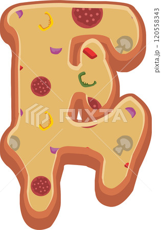 Pizza Alphabet Font Pizza Alphabet Font 120558343