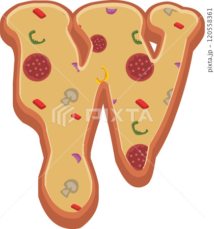 Pizza Alphabet Font Pizza Alphabet Font 120558361