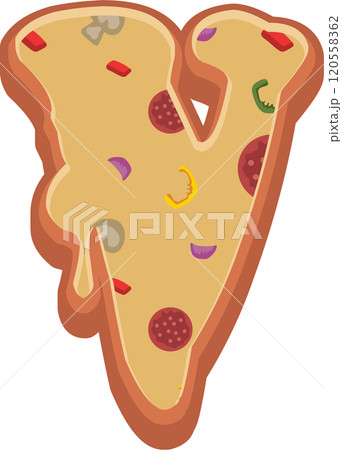 Pizza Alphabet Font Pizza Alphabet Font 120558362