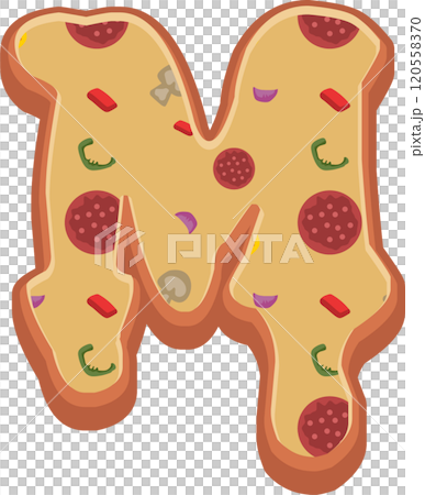 Pizza Alphabet Font Pizza Alphabet Font 120558370
