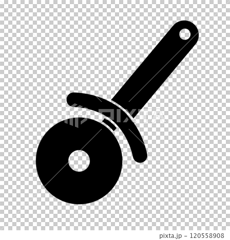 ピザカッター シルエット 120558908