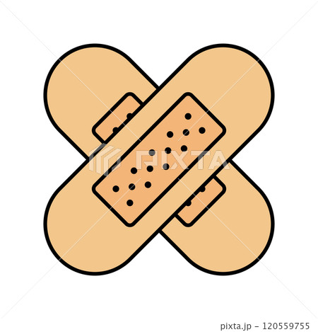 絆創膏・バンドエイドのアイコン 絆創膏・バンドエイドのアイコン 120559755