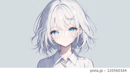 女子高生のイラスト 120560384