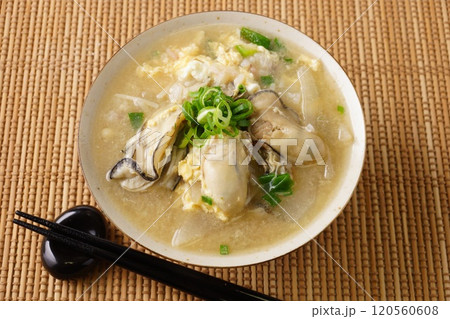 牡蛎雑炊 牡蛎雑炊 120560608