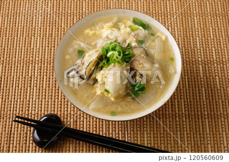 牡蛎雑炊 120560609