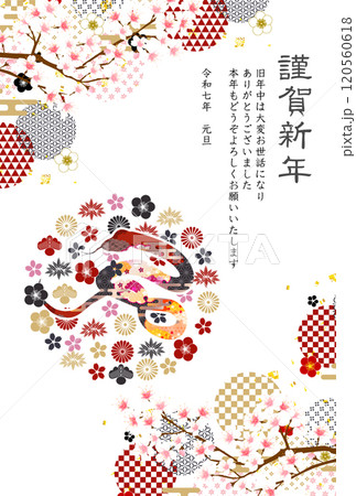 巳 年賀状 干支 背景 巳 年賀状 干支 背景 120560618