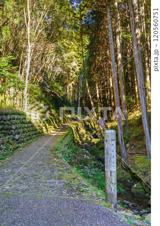 五宝滝散策路入り口（岐阜県加茂郡八百津町） 120560751