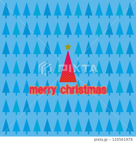 クリスマスツリー　メリークリスマス 120561978