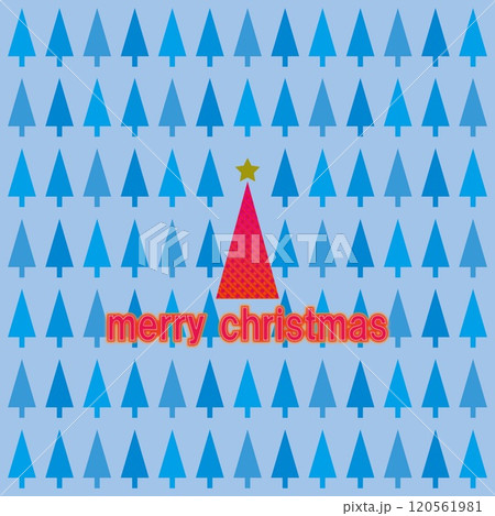 クリスマスツリー　メリークリスマス 120561981