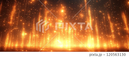 縦に細長いビルに光が差し込むデジタルアート 120563130