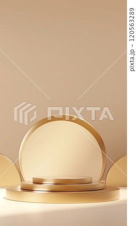 Podium stage gold display luxury premium shine rendering base Podium stage gold display luxury premium shine rendering base 120563289