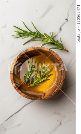 Rosemary leaves skincare beauty organic natural ingredient Rosemary leaves skincare beauty organic natural ingredient 120563471