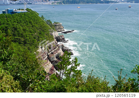 【韓国/釜山】岩南公園・タイムスリップ展望台からの眺望 120565119