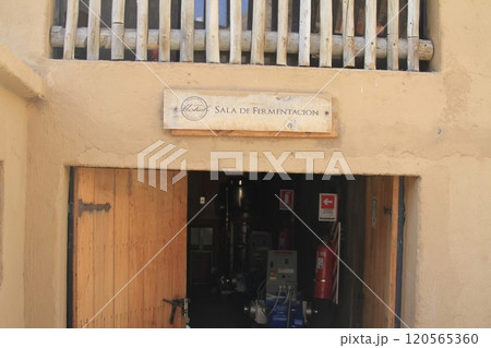 Pisco sour distillery in Pisco Elqui 120565360