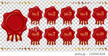 豪華排名徽章第1位至第10位套裝 豪華排名徽章第1位至第10位套裝 120565826