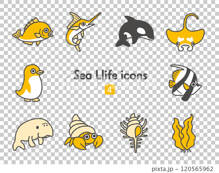 圖標合輯 ~ 海洋生物 4 圖標合輯 ~ 海洋生物 4 120565962