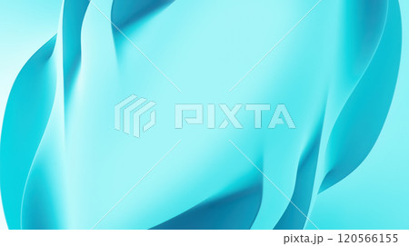 Soft, flowing waves of turquoise and light blue create a tranquil visual experience. The gentle curves and smooth transitions evoke a sense of calmness. This abstract composition can inspire Soft, flowing waves of turquoise and light blue create a tranquil visual experience. The gentle curves and smooth transitions evoke a sense of calmness. This abstract composition can inspire 120566155