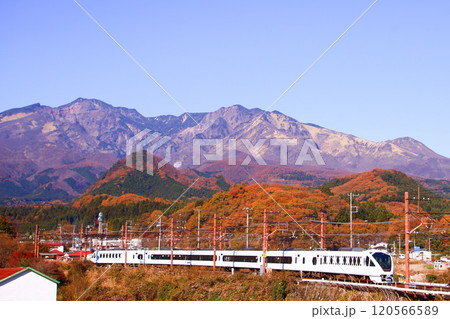 日光市 東武日光駅へ向かうスペーシアX 日光市 東武日光駅へ向かうスペーシアX 120566589