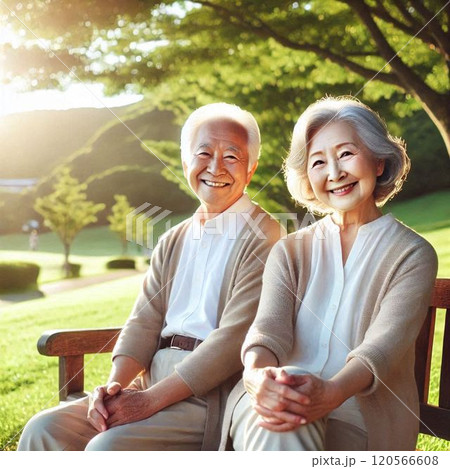 シニア夫婦 カップルの画像 120566608